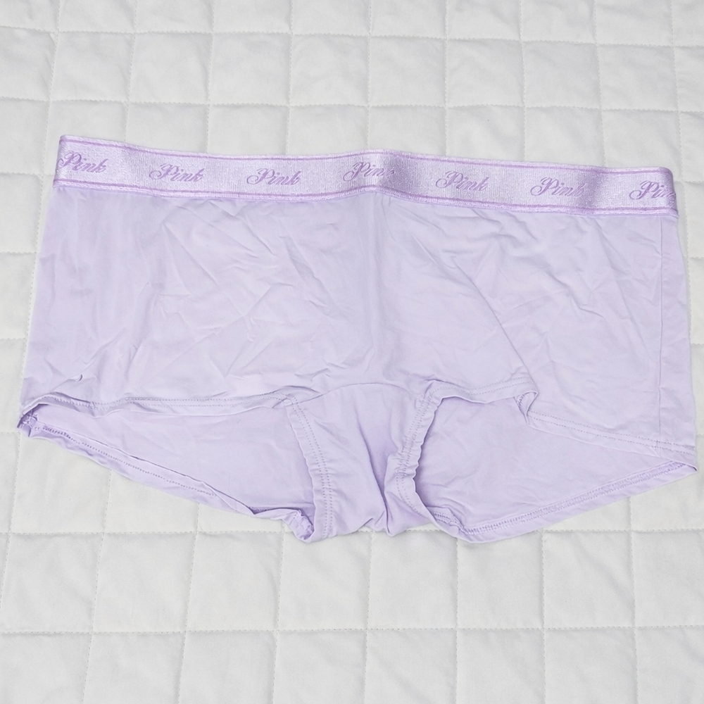 PINK Victoria's Secret Lavender Boyshort Panties